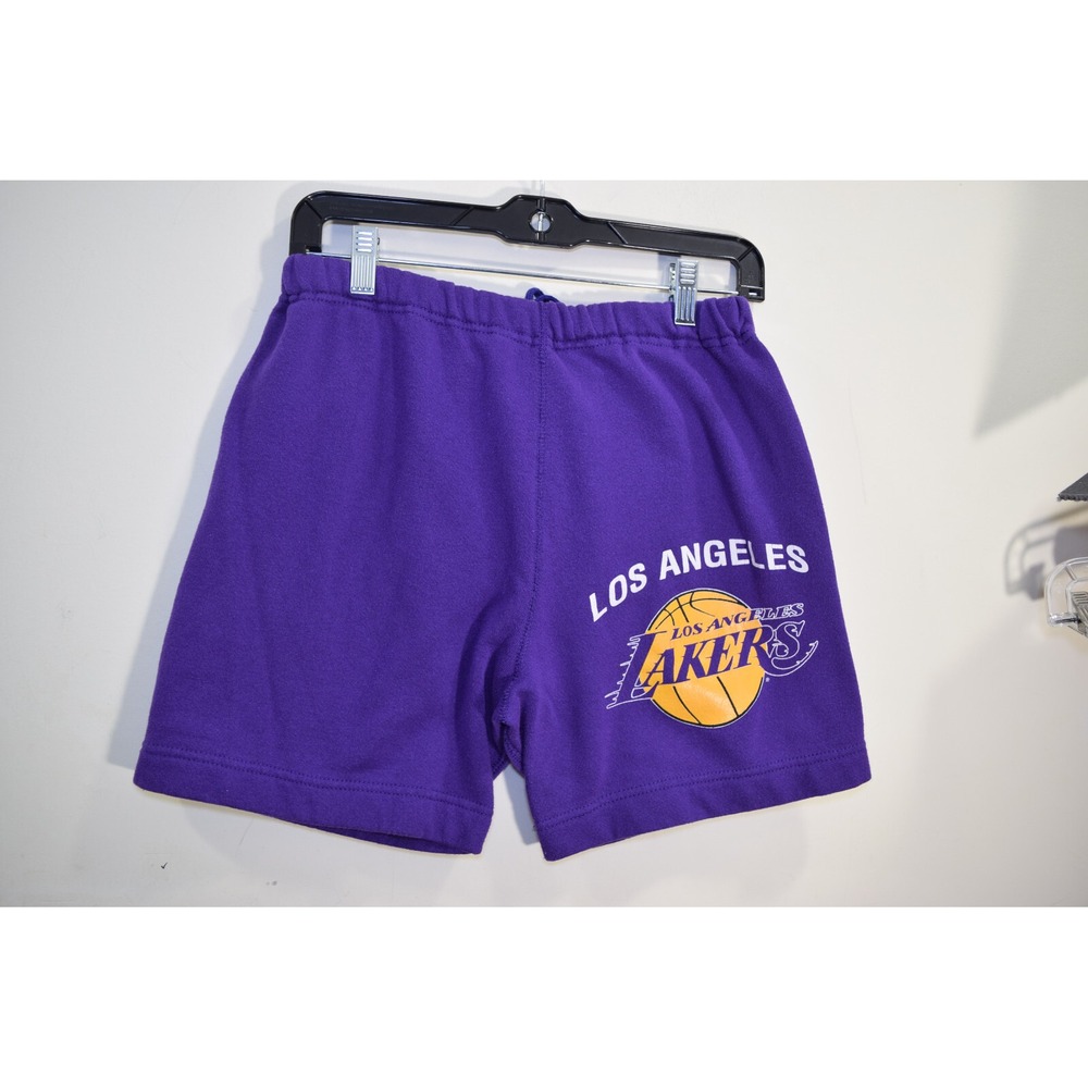 Vtg 80s Artex NBA Los Angeles LA Lakers Showtime Era Sweat Shorts 34x6.5 MENS M